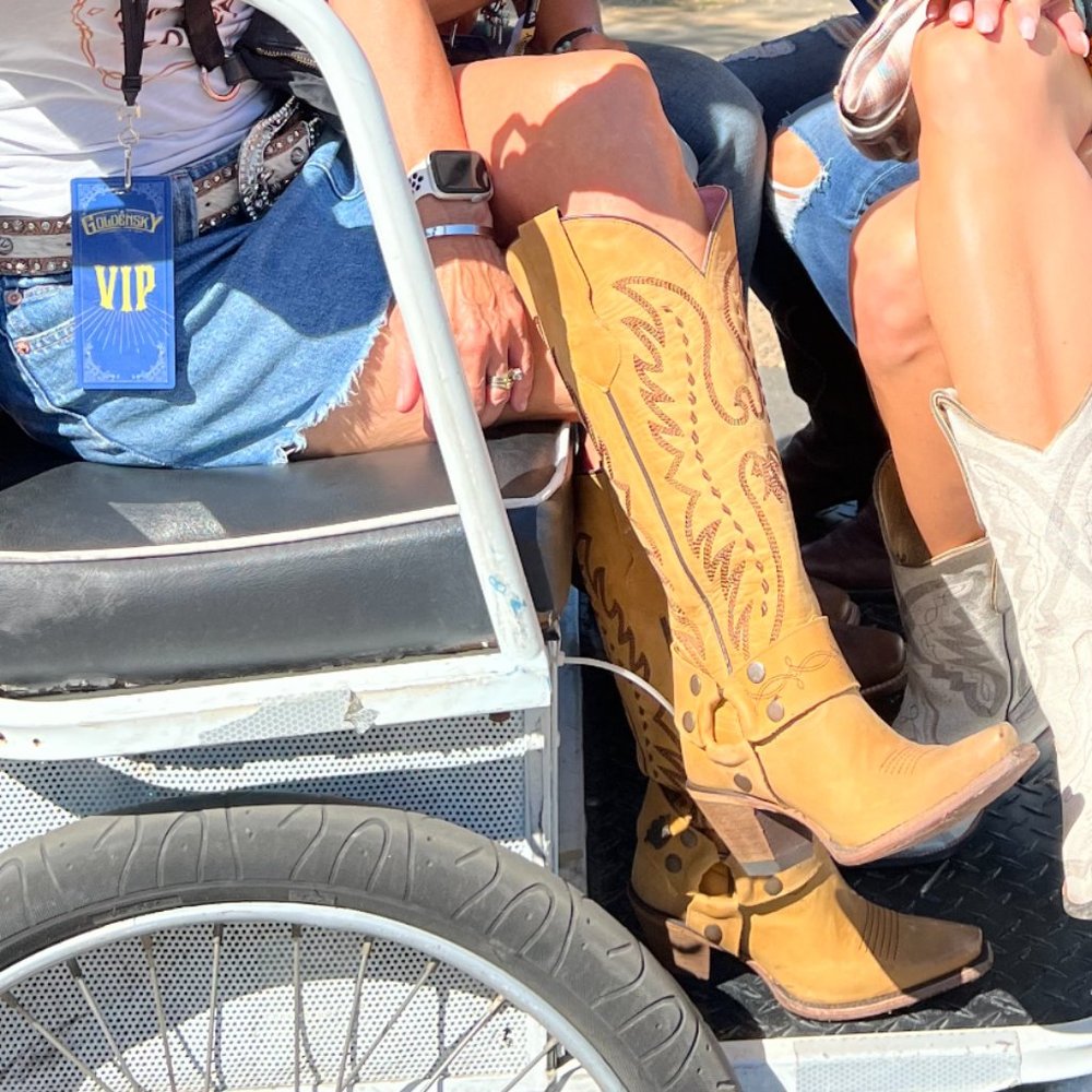 JUNK GYPSY BY LANE - VAGABOND WESTERN BOOTS - SNIP TOE - Size 5.5